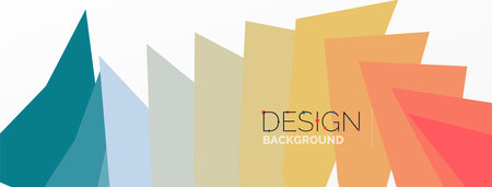 Background, creative geometric shapes composition with gradient effect. Wallpaper for concept of AI technology, blockchain, communication, 5G, science, business and technologyのイラスト素材