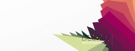 Background colorful shapes template. Wallpaper for concept of AI technology, blockchain, communication, 5G, science, business and technologyのイラスト素材