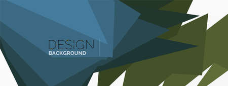Background, creative geometric shapes composition with gradient effect. Wallpaper for concept of AI...