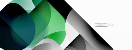 Geometrical minimal wallpaper. Geometric shapes. Vector illustration for wallpaper banner background or landing pageのイラスト素材