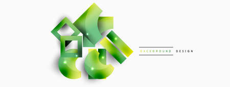 Minimal geometric abstract background. Primitive shapes composition backdrop. Trendy techno business template for wallpaper, banner, background or landingのイラスト素材