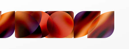 Transparent effects geometric abstract background. Minimalist wallpaper, banner, background or...