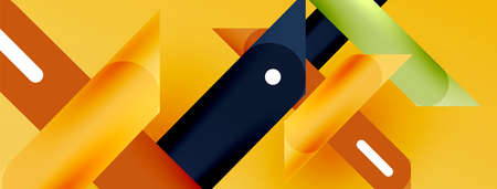 Background overlapping lines. Dynamic lines abstract wallpaper. Straight lines composition vector...