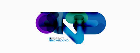 Creative geometric wallpaper. Circles, lines background. Business template for wallpaper, banner,...