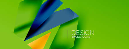 Background abstract overlapping shapes. Minimal composition vector illustration for wallpaper banner background or landing pageのイラスト素材