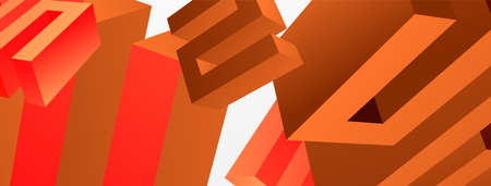 3d line geometric creative abstract background. Trendy techno business template for wallpaper,...