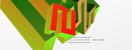 3d line geometric creative abstract background. Trendy techno business template for wallpaper, banner, background or landingのイラスト素材