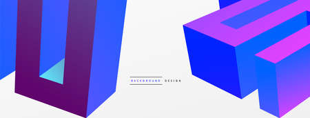 3d line geometric creative abstract background. Trendy techno business template for wallpaper,...