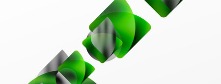Transparent effects geometric abstract background. Minimalist wallpaper, banner, background or landingのイラスト素材