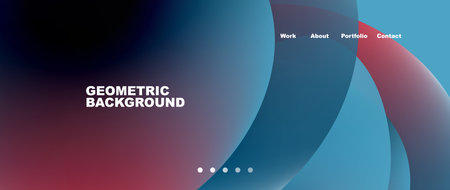 Liquid shapes with flowing gradient colors. Round elements and circles. Vector illustration for...