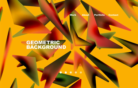 Shards shape composition abstract background. Web page for website or mobile app wallpaperのイラスト素材