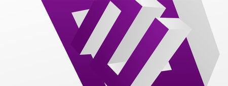 3d line geometric creative abstract background. Trendy techno business template for wallpaper, banner, background or landingのイラスト素材