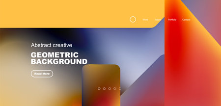 Fluid triangles minimal abstract background. Techno or business concept, pattern for wallpaper,...