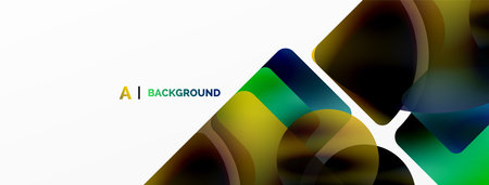 Transparent effects geometric abstract background. Minimalist wallpaper, banner, background or landingのイラスト素材