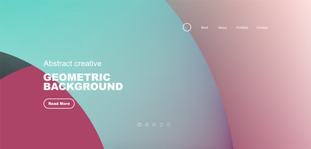 Circles minimal abstract background. Techno or business concept, pattern for wallpaper, banner, background, landing page, wall art, invitation, printsのイラスト素材