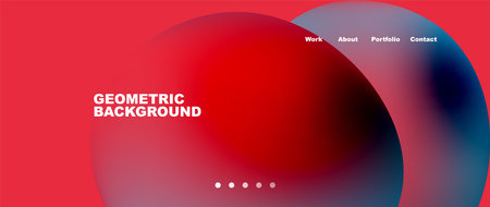 Fluid shapes vector abstract background