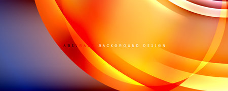 Dynamic trendy simple fluid color gradient abstract background with line effects. Vector Illustration For Wallpaper, Banner, Background, Card, Book Illustration, landing pageのイラスト素材