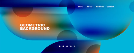 Metallic shiny fluid colors with geometric elements. Geometric abstract background for Wallpaper, Banner, Background, Card, Book Illustration, landing pageのイラスト素材