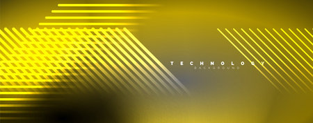 Neon shiny light abstract lines, light beams concept abstract background. Vector Illustration For Wallpaper, Banner, Background, Card, Book Illustration, landing pageのイラスト素材