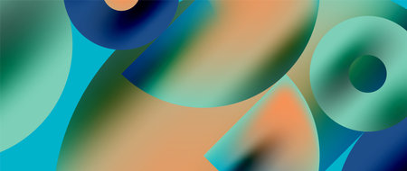 Circle composition abstract wallpaper background
