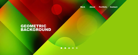 Abstract background - squares and lines composition created with lights and shadows. Technology or business digital templateのイラスト素材