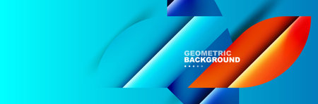 Abstract background with geometric elements. Creative trendy design. Vector Illustrations For...
