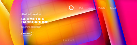 Abstract background for your landing page design. Web page for website or mobile app wallpaper