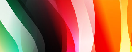 Abstract background, trendy simple fluid color gradients waves. Vector Illustration For Wallpaper, Banner, Background, Card, Book Illustration, landing pageのイラスト素材