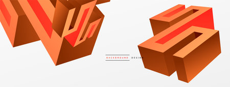 3d line geometric creative abstract background. Trendy techno business template for wallpaper,...