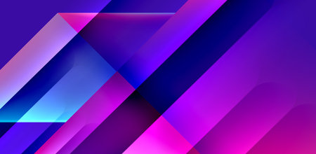 Dynamic triangle design with fluid gradient colors abstract background