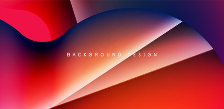 Colorful bubble abstract background with shadow effects. Minimalist geometric vector Illustration For Wallpaper, Banner, Background, Card, Book Illustration, landing pageのイラスト素材