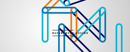 Straight lines minimalist abstract background with fluid colors. Vector Illustration For Wallpaper, Banner, Background, Card, Book Illustration, landing pageのイラスト素材