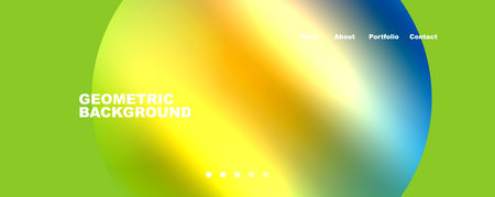 Trendy simple circle gradient abstract background. Vector Illustration For Wallpaper, Banner, Background, Card, Book Illustration, landing pageのイラスト素材