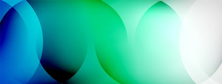 Abstract background - geometric composition created with lights and shadows. Technology or business digital templateのイラスト素材