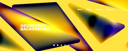 Geometric shapes minimalist abstract background. Vector Illustration For Wallpaper, Banner,...