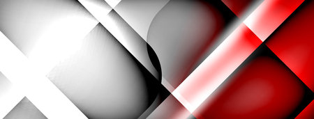 Shadow lines vector techno banner and light effects. Techno Illustration For Wallpaper, Banner, Background, Card, Book Illustration, landing pageのイラスト素材