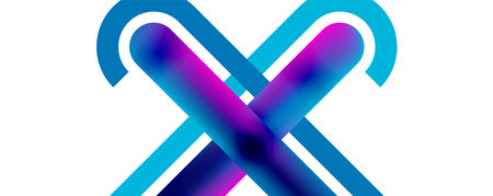 Straight lines minimalist abstract background with fluid colors. Vector Illustration For Wallpaper, Banner, Background, Card, Book Illustration, landing pageのイラスト素材