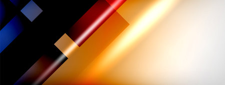 Abstract lines geometric techno background layoutのイラスト素材