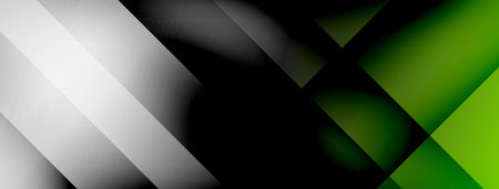 Abstract vector background. Shadow lines and lights with round elements and circles composition. Vector Illustration For Wallpaper, Banner, Background, Card, Book Illustration, landing pageのイラスト素材