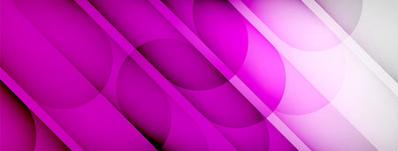 Abstract background - geometric composition created with lights and shadows. Technology or business digital templateのイラスト素材