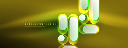 Neon circle abstract background. Template for wallpaper, banner, presentation, backgroundのイラスト素材