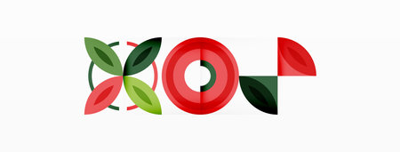 Colorful circle abstract background. Template for wallpaper, banner, presentation, backgroundのイラスト素材