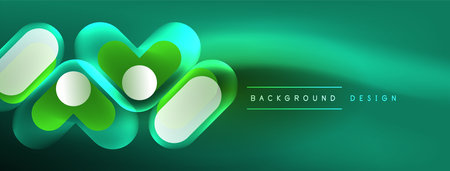 Neon circle abstract background. Template for wallpaper, banner, presentation, backgroundのイラスト素材