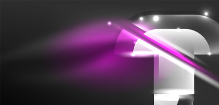Abstract background glowing neon circles and lines with magic light effects. Hi-tech design for wallpaper, banner, background, landing page, wall art, invitation, prints, postersのイラスト素材