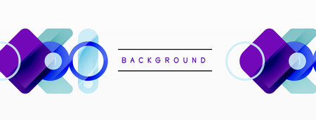 Abstract triangles and square minimal geometric backgroundのイラスト素材