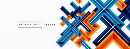 Minimal geometric background cross line. Design for wallpaper, banner, background, landing page, wall art, invitation, prints, postersのイラスト素材