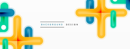 Minimal geometric background cross line. Design for wallpaper, banner, background, landing page, wall art, invitation, prints, postersのイラスト素材