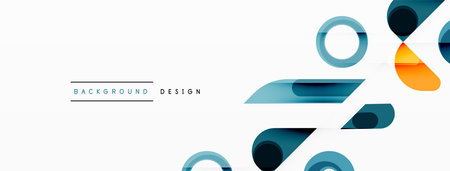 Circle minimal abstract background. Design for wallpaper, banner, background, landing page, wall art, invitation, prints, postersのイラスト素材