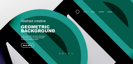 Triangles, circles and lines minimal background. Business or technology design for wallpaper,...