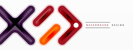 Cross line background minimal geometric template. Design for wallpaper, banner, background, landing page, wall art, invitation, prints, postersのイラスト素材